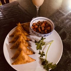 A picture of Beef Samosas.