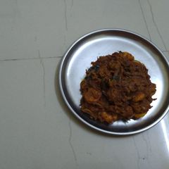 A picture of Prawn roast cheemeen roast era chukka.