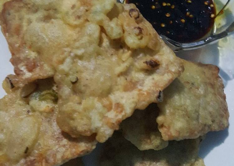 Tempe Goreng Kemul a.k.a Tempe Mendoan dengan sambel kecap