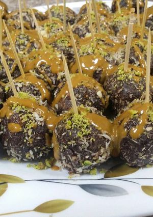 صورة لوصفة كرات التمر