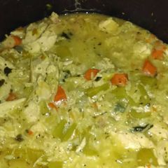A picture of Chicken & rice stew.