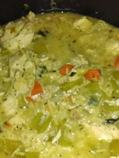 A picture of Chicken & rice stew.