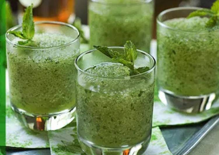 Simple Way to Prepare Ultimate Mint lemonade