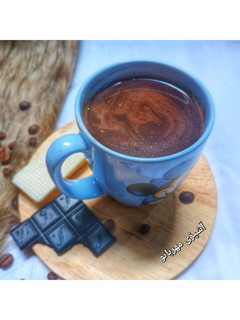 عکسی از دستور شیر قهوه شکلاتی