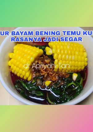 Foto resep Sayur Bayam Bening Temu Kunci