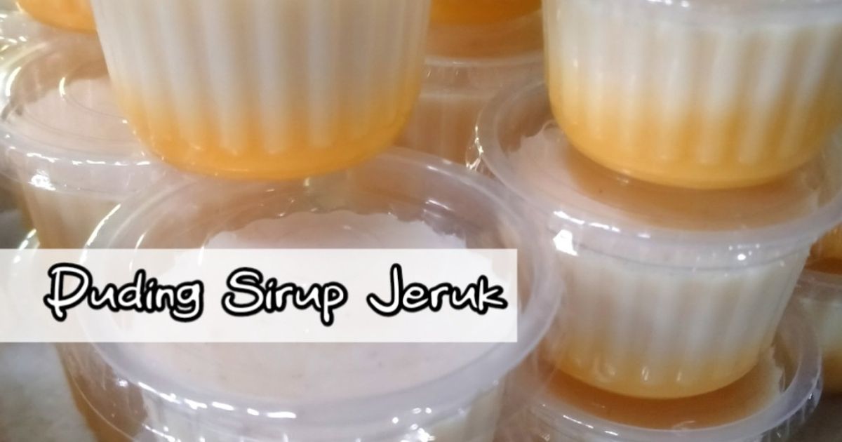 Puding Sirup Jeruk