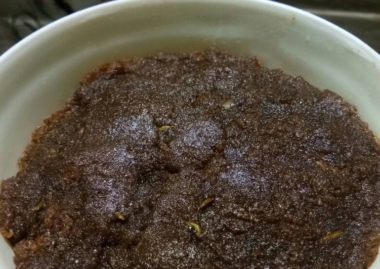 Wheat Flour Jaggery Halwa