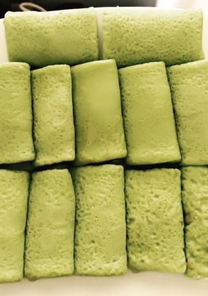 Foto resep Dadar gulung pandan