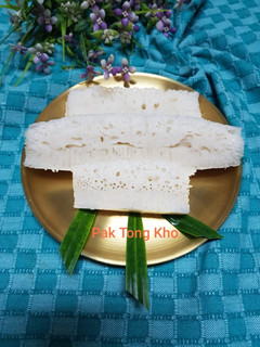 Foto resep Apem Putih / Pak Tong Kho (tepung beras& air kelapa)