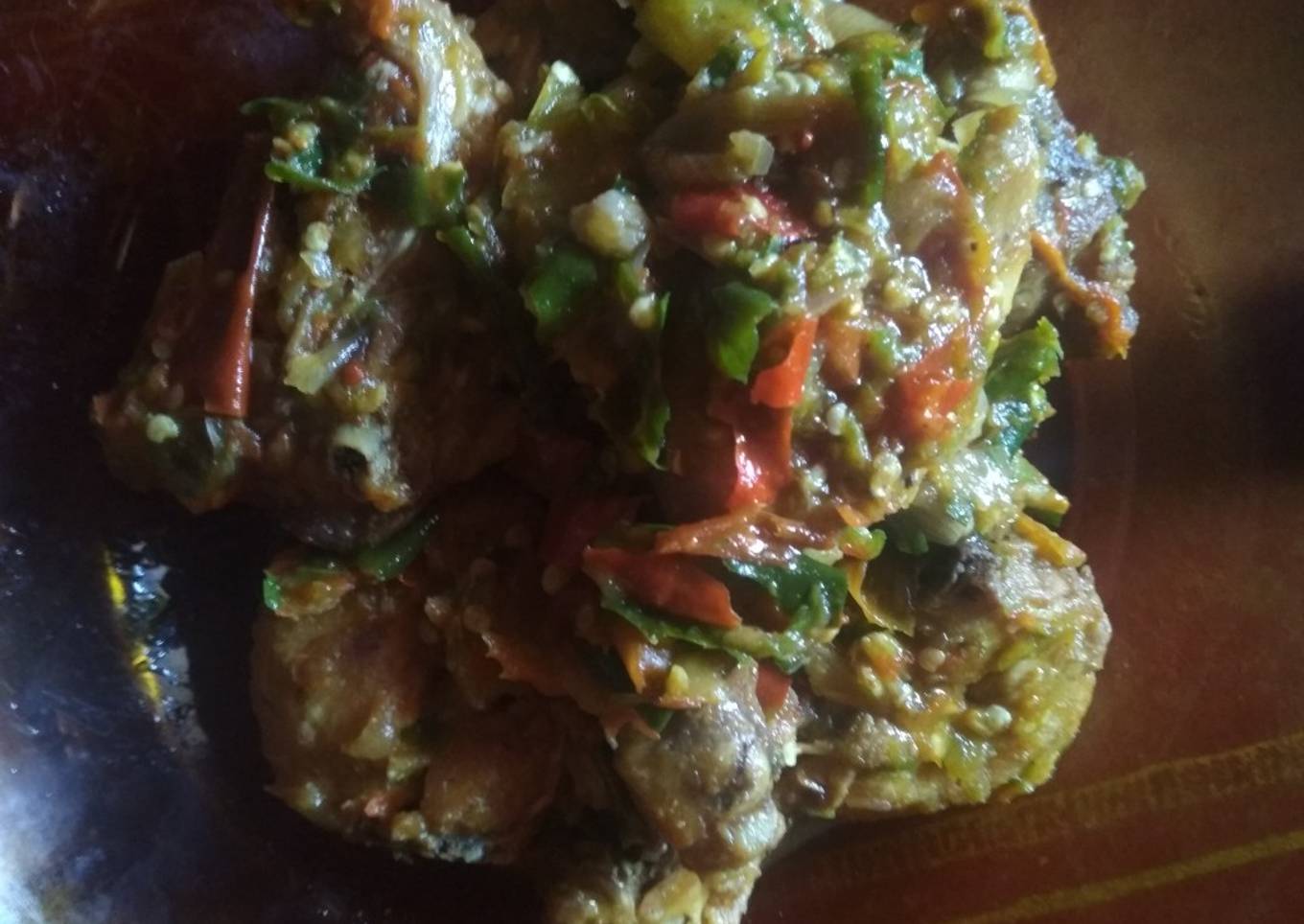Ayam goreng sambal ijo