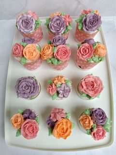 Foto resep Cupcake dekorasi Bunga Buttercream