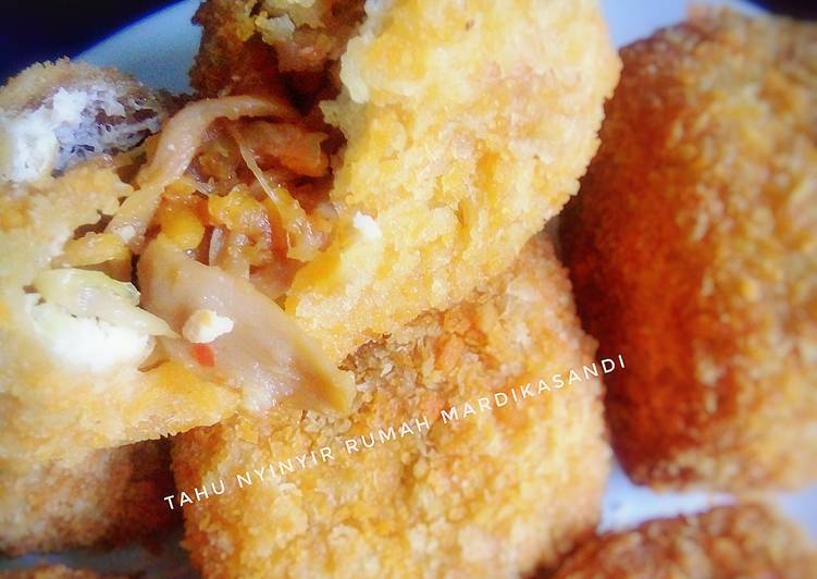 Resep Tahu mercon jamur tiram yang Sempurna