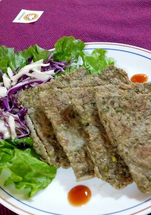 A picture of Moong Dal Omellete.