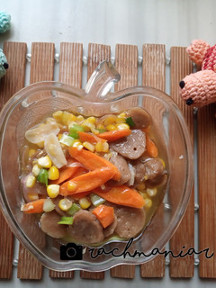 Foto resep Oseng jagung wortel baso