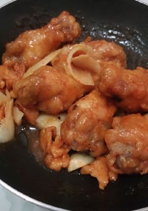 Foto resep Sayap ayam kriuk pedas manis