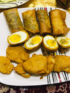 A picture of Chicken & cheese spring rolls # Ramzan special.
