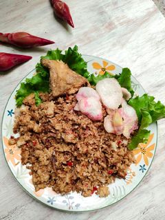 Foto resep Nasi goreng kecombrang