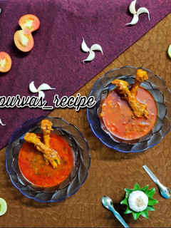 A picture of Chicken feet soup.