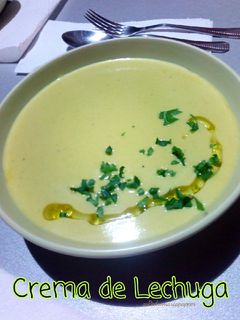 Una foto de Crema de Lechuga. (Thermomix)