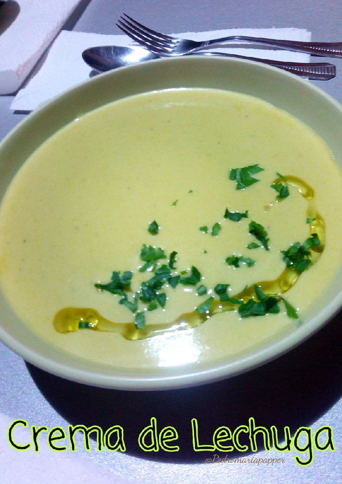 Una foto de Crema de Lechuga. (Thermomix)