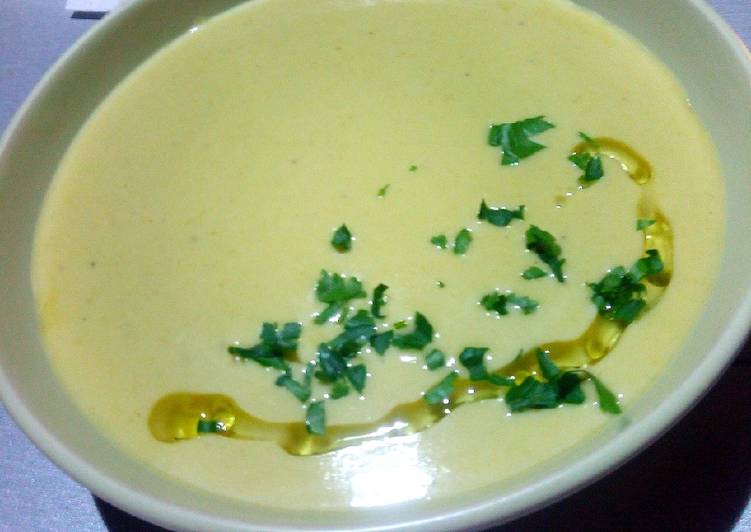 Crema de Lechuga. (Thermomix)