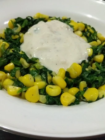 Simple Way Prepare Recipe Spinach &amp; corn creamy salad (Mexican salad) that is  Makes Drooling, Appealing}