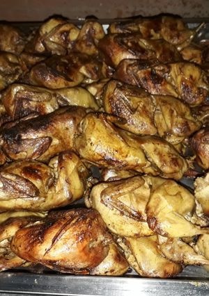 Una foto de Codornices a la parrilla