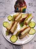 3 Colour Meat Loaf Sandwich