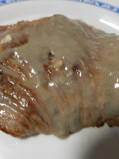 Una foto de Presa ibérica a la plancha con salsa de cabrales