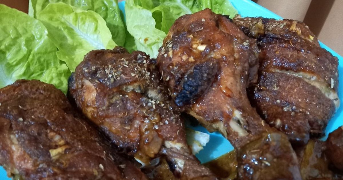 Roasted chicken enak