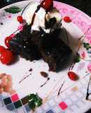 #Chocolate Eggless Brownie Cake