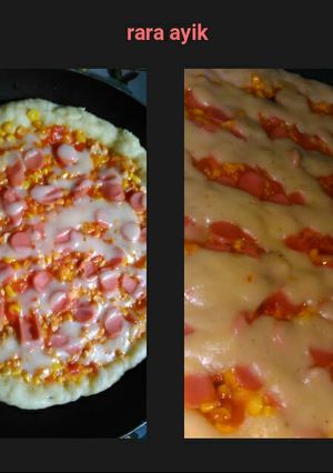 Foto resep Pizza empuk..simple dan ekonomis keju diganti saos bichamel...ala2 nyontek tante gogle