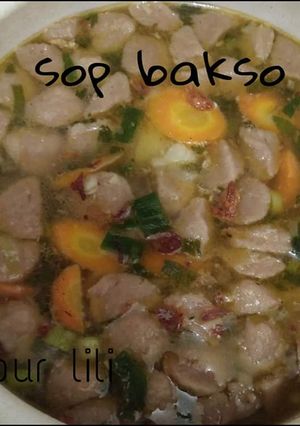 Foto resep Sop bakso