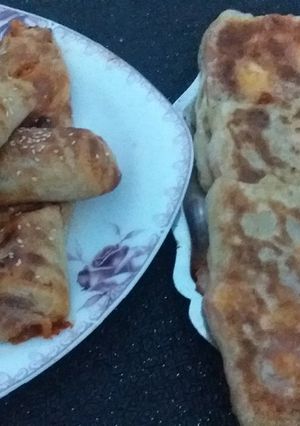 صورة لوصفة نوعين من المحاجب في الفرن والمقلاة