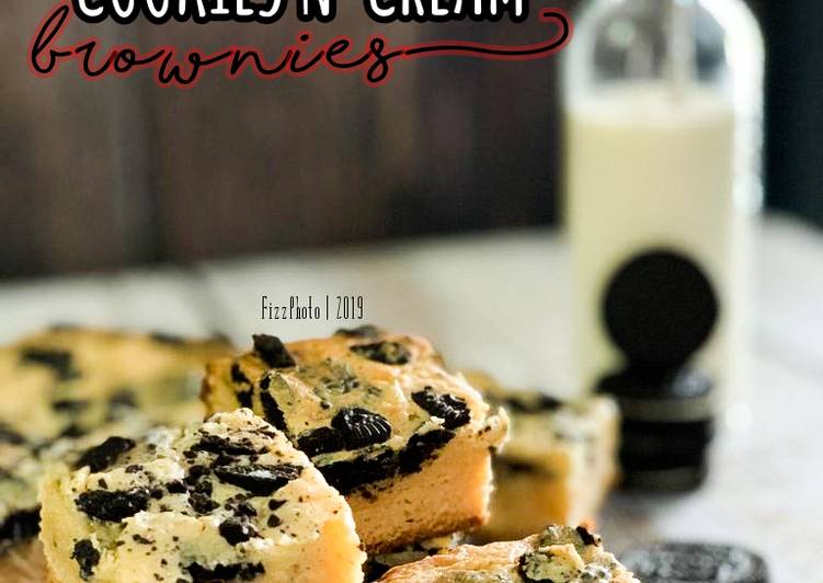 Cookies N' Cream Brownies #SyedMunawwar