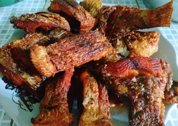 Cara Gampang meracik Ikan Mujaer goreng kecap, Sempurna