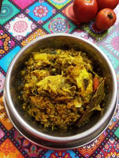 মাছের মাথা দিয়ে বাঁধাকপির তরকারি(macher matha diye badhakopir torkari recipe in Bengali) রেসিপির প্রধান ছবি