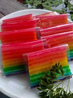 Foto resep Kue Pepe Pelangi / Kue Lapis Sagu