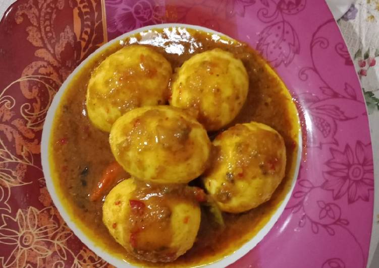 Resep Telur bumbu kuning, Sempurna