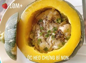 Hình của món Óc heo chưng bí non - ăn dặm cùng con.