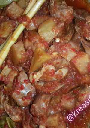 Foto resep Sambel goreng Hati & kentang