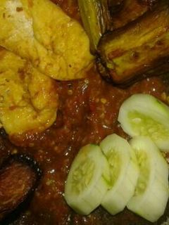 Foto resep Penyet ikan panggang tahu