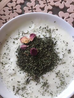 عکسی از دستور ماست خونگي با نشاسته