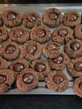 Pepas de algarroba con chocolate