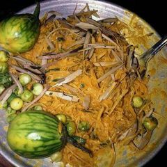 A picture of Abacha (African salad).