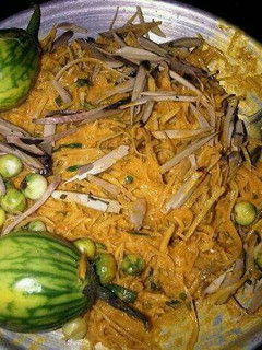 A picture of Abacha (African salad).