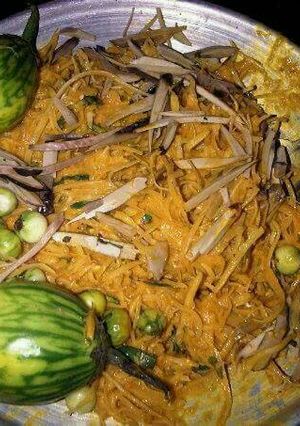 A picture of Abacha (African salad).