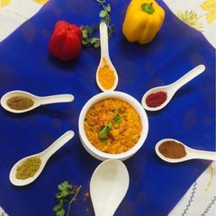 Dhaba style paneer bhurji A picture of Dhaba style paneer bhurji.