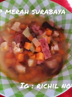 Foto resep Sup merah surabaya