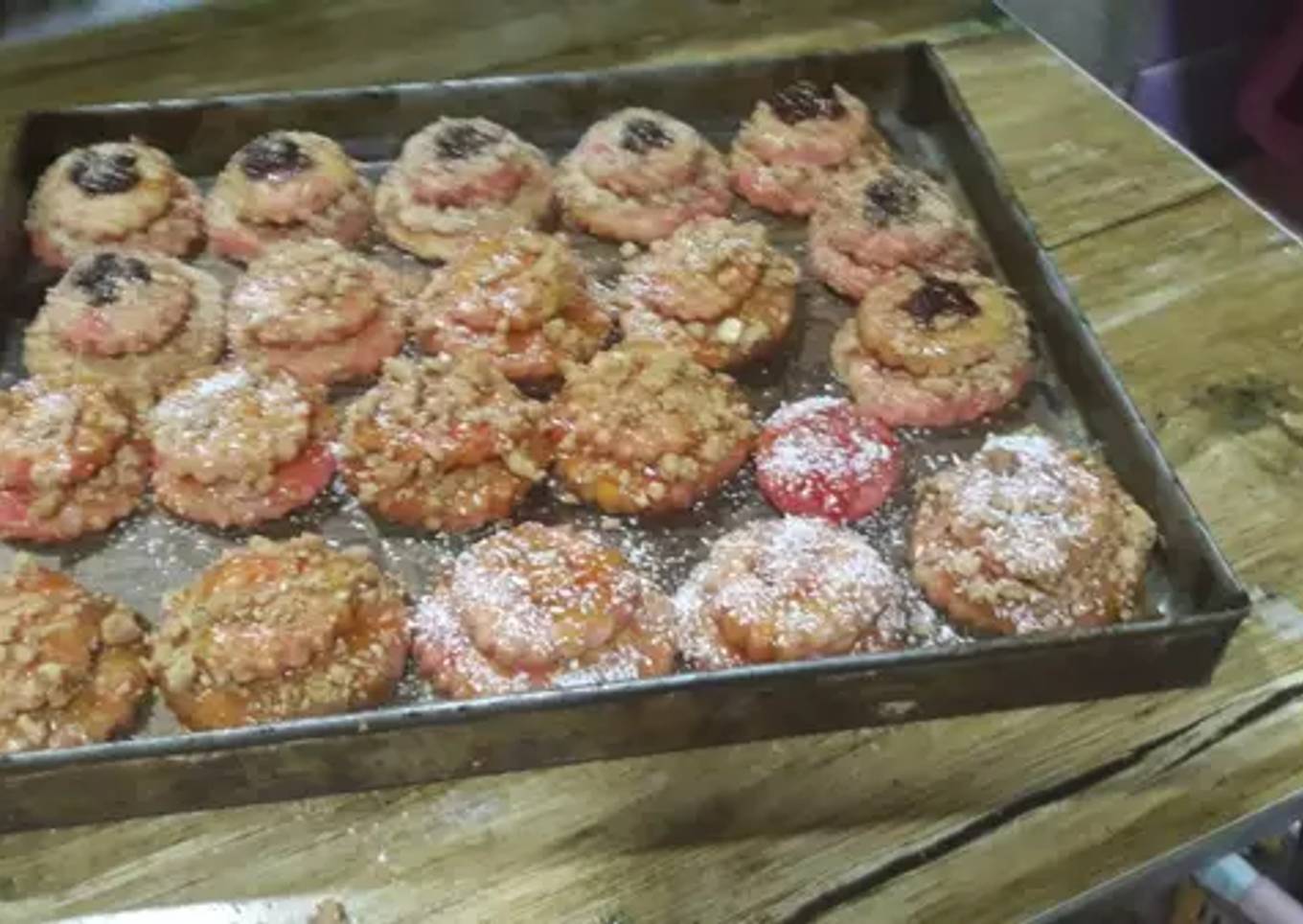 Biscuits aux fraises